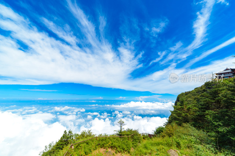 四川峨眉山自然风光