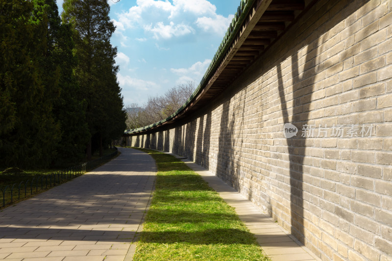 北京天坛公园自然景色