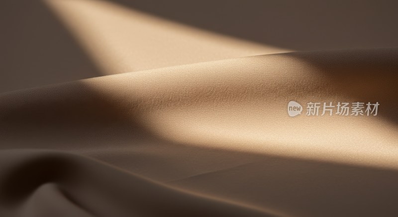 米色布料光影特写