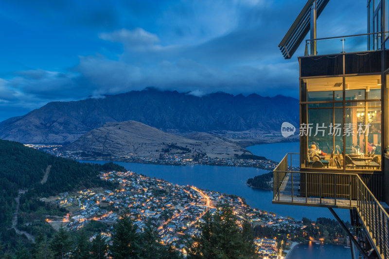 新西兰皇后镇夜景