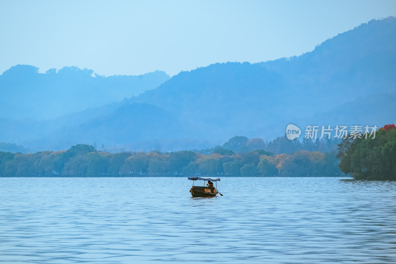 浙江杭州西湖风景名胜区秋景