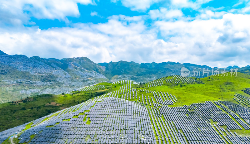 太阳能山地光伏喀斯特地貌