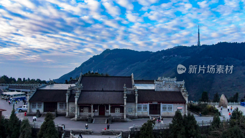 湖南南岳衡山5A景区航拍图