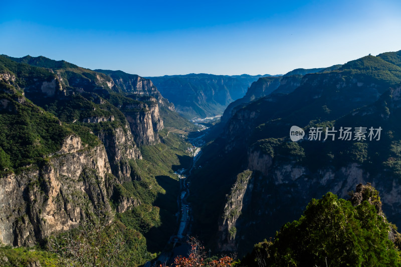 太行山大峡谷的壮丽风光