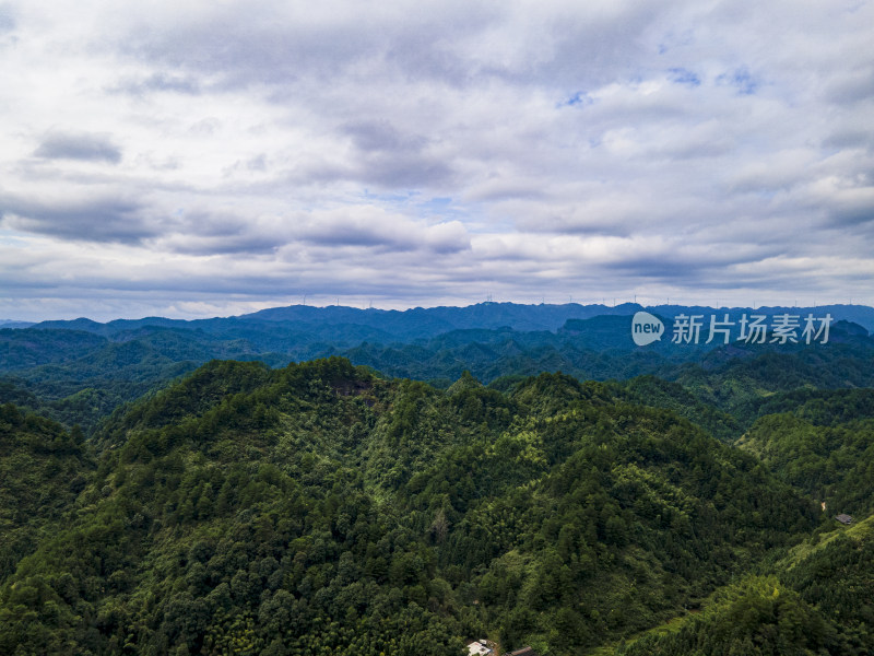 广西桂林山水风光航拍摄影图