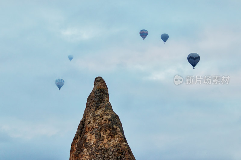 空中的热气球