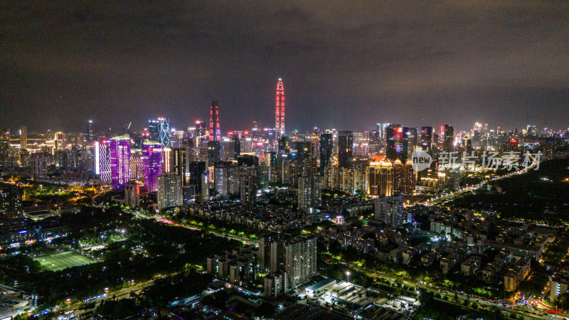 深圳福田中心区夜景