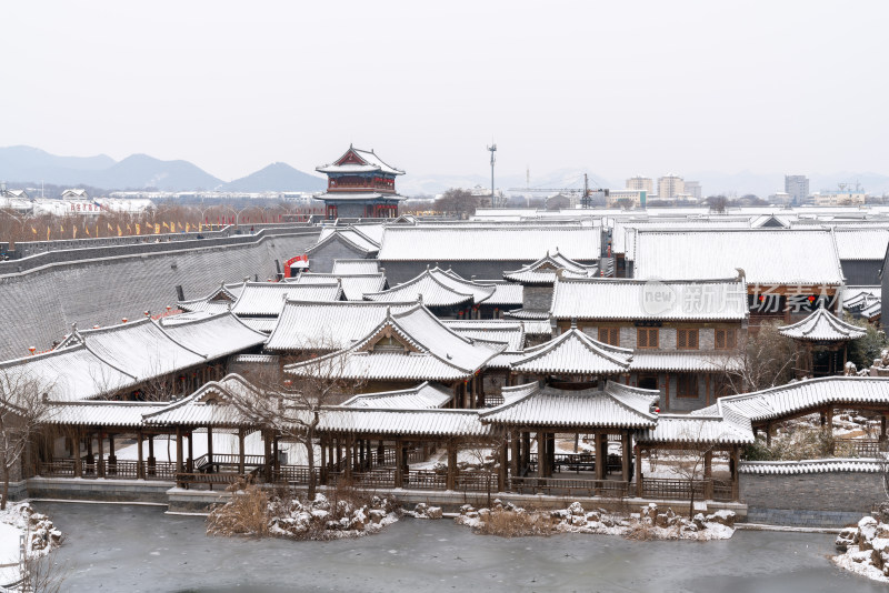 青州古城古街建筑风光