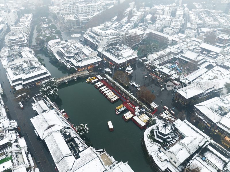 南京夫子庙雪景