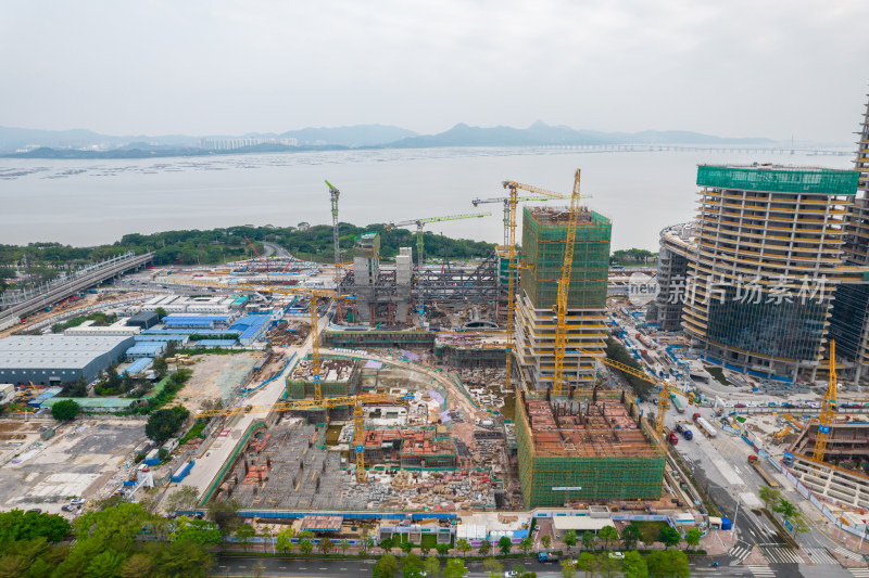 深圳湾超级总部基地建设工地