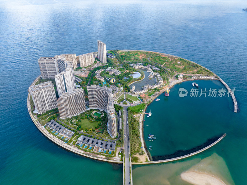 海南万宁融创日月湾航拍