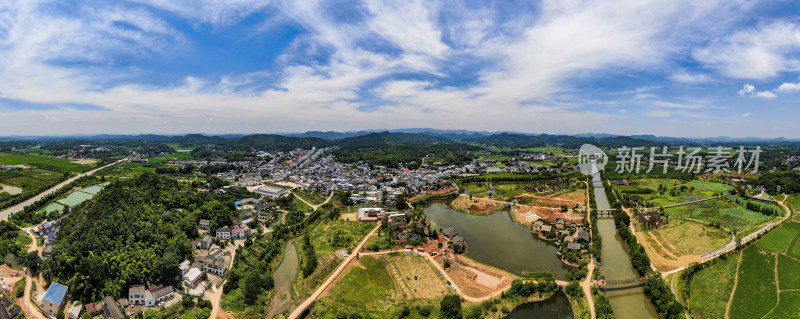 湖南长沙道林古镇全景图