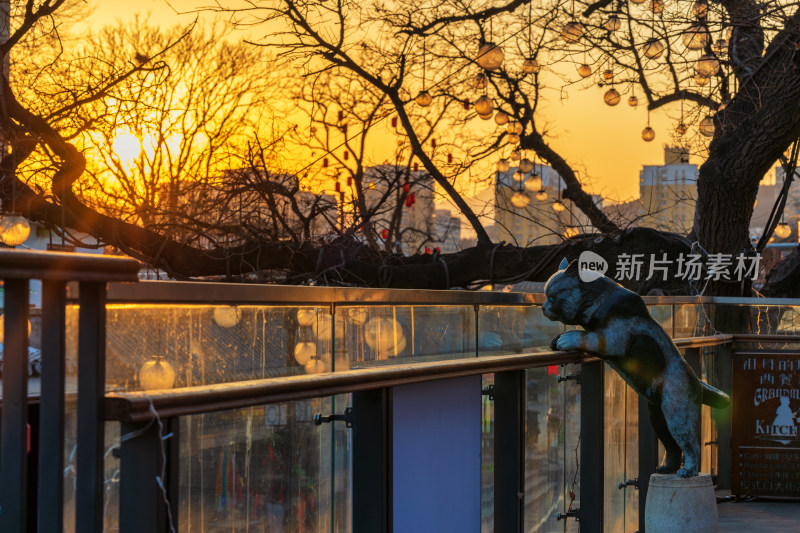 北京石景山模式口历史文化街区京西古道年味