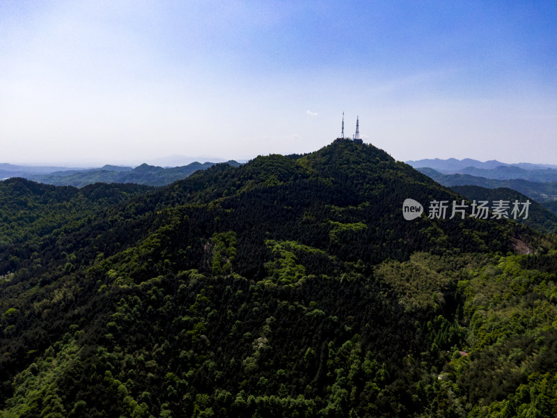 祖国大好河山青山绿水自然风光航拍图