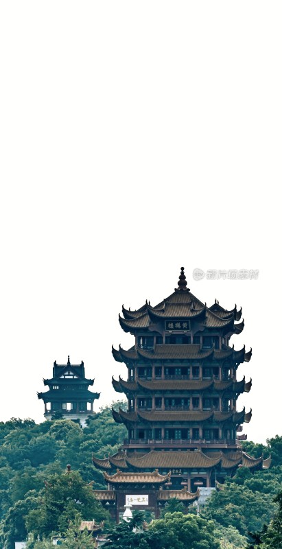 武汉黄鹤楼古建筑景观