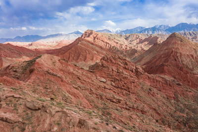 祁连山红色沉积岩