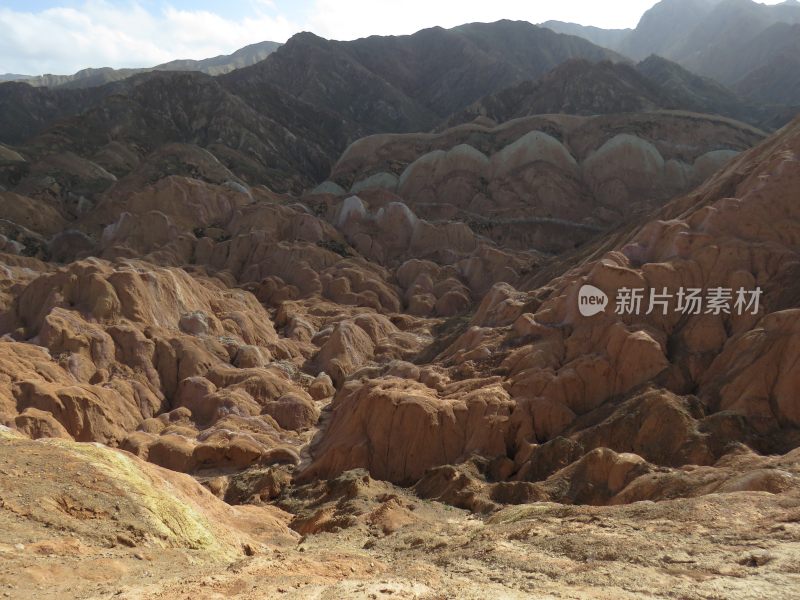 甘肃张掖七彩丹霞风景区旅游风光