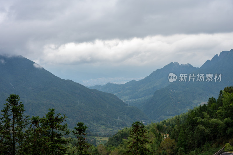 浙江丽水云和梯田景区风光