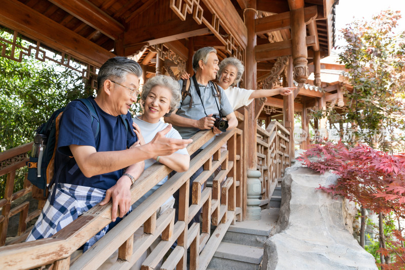 老年夫妻旅游