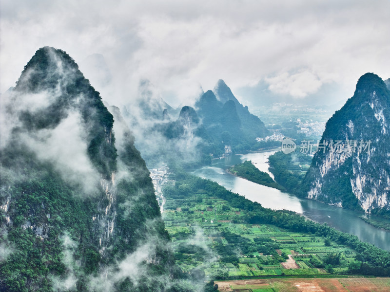 桂林九马画山风光美景