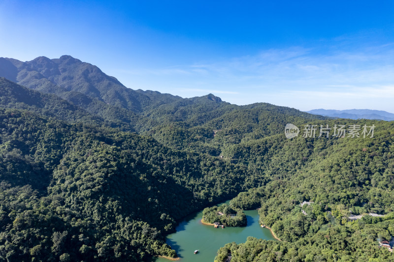 广东肇庆鼎湖山风景区航拍摄影图