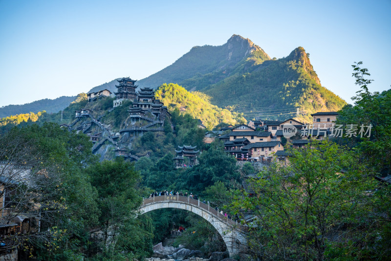 江西上饶市望仙谷旅游度假区仙侠世界风光