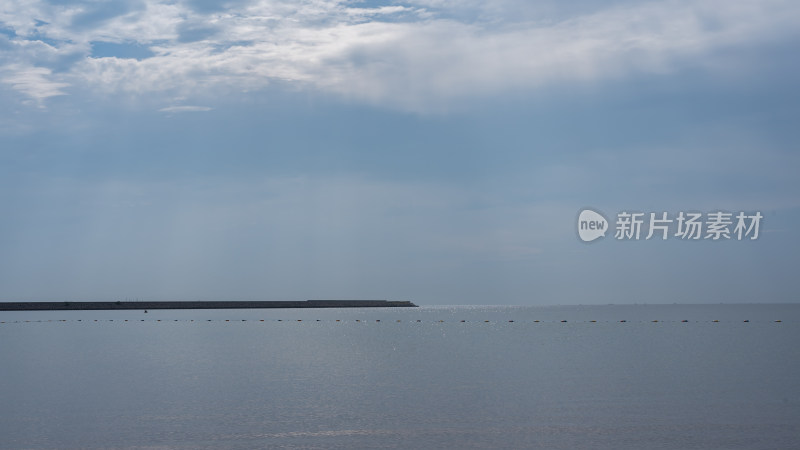 秦皇岛南戴河景区海边海滨海滩