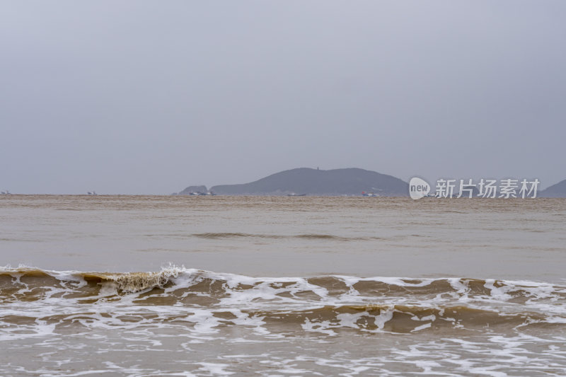 浙江普陀山千步沙风景