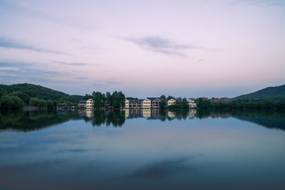 东湖落日