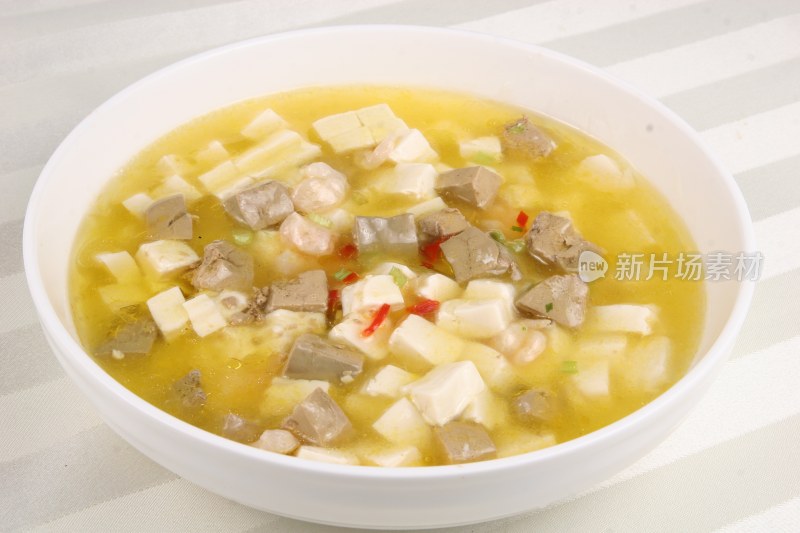 鹅肝虾仁烩豆腐