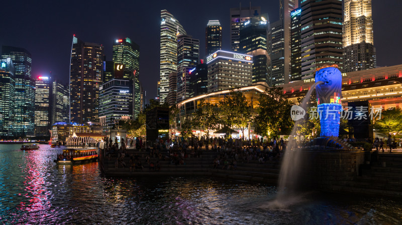 新加坡城市夜景