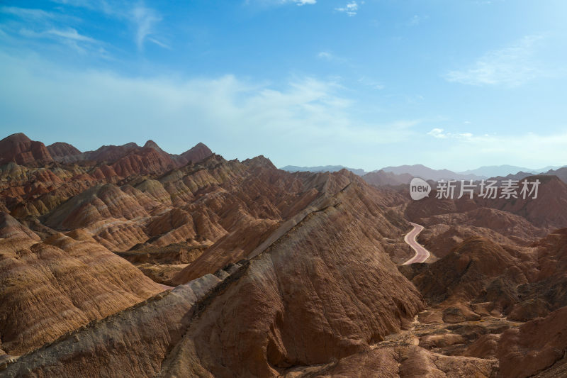 甘肃张掖七彩丹霞风景