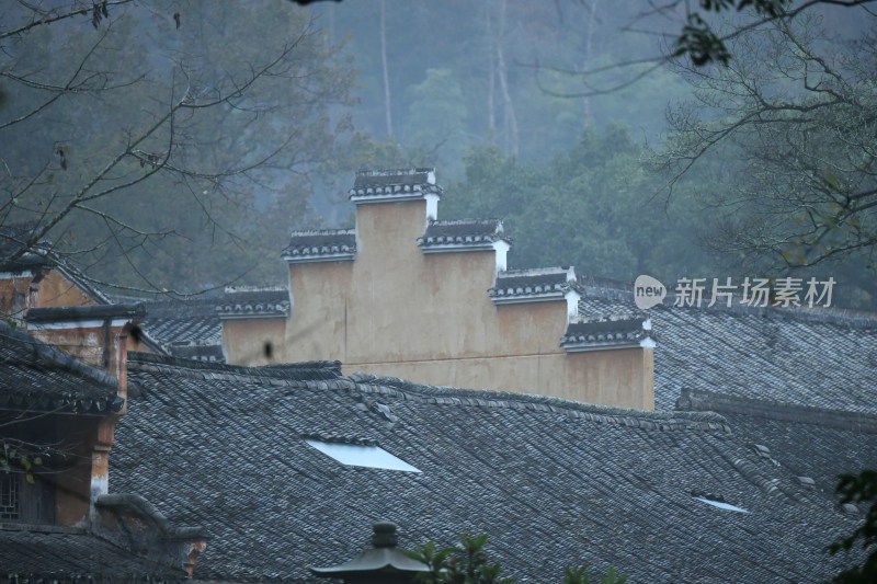 天台山千年古刹国清寺风景