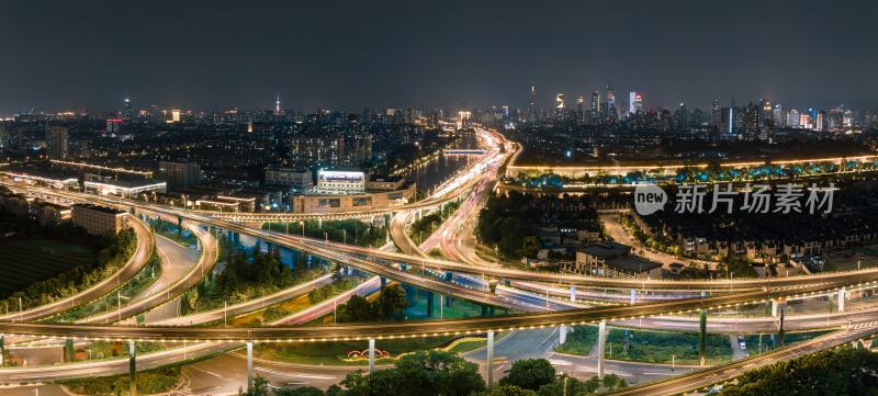 南京赛虹桥立交夜景