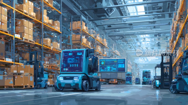 物流仓储的智能机器人