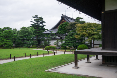 日本京都二条城景观