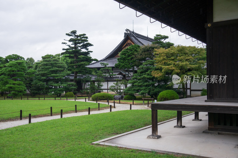 日本京都二条城景观