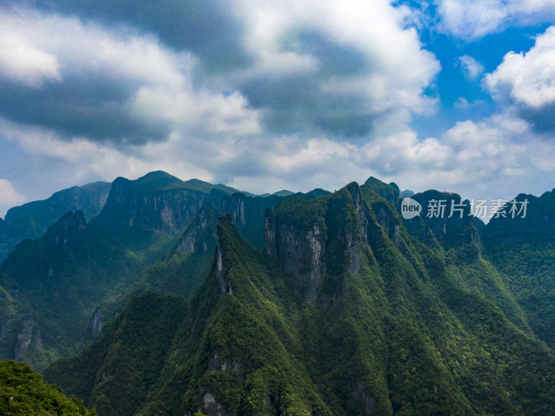 湖南张家界山川地貌摄影图