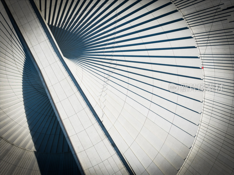 现代建筑外观局部特写