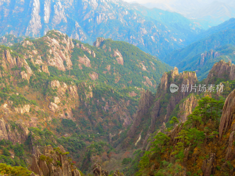 中国安徽黄山旅游风光