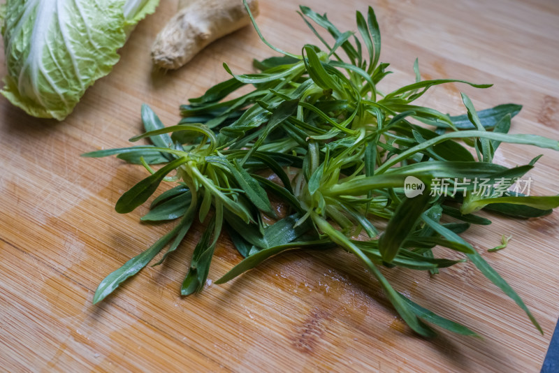 春天美食野菜面条菜