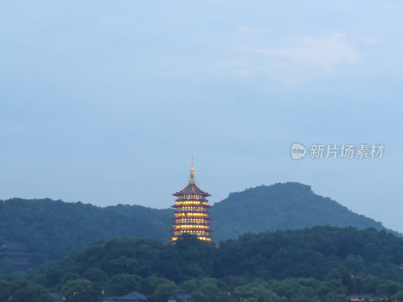 杭州西湖夜景