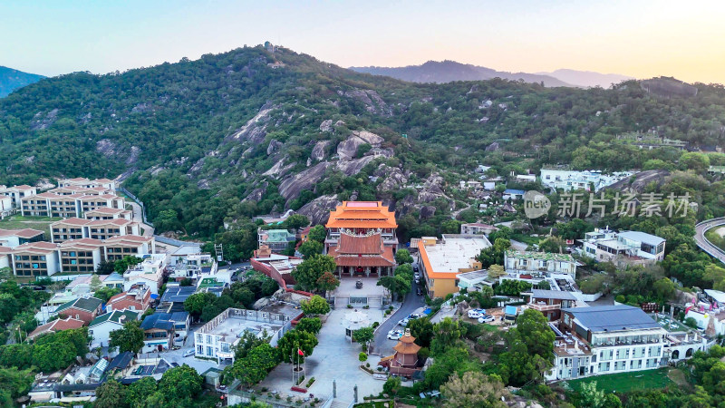 福建厦门厦门太清宫航拍