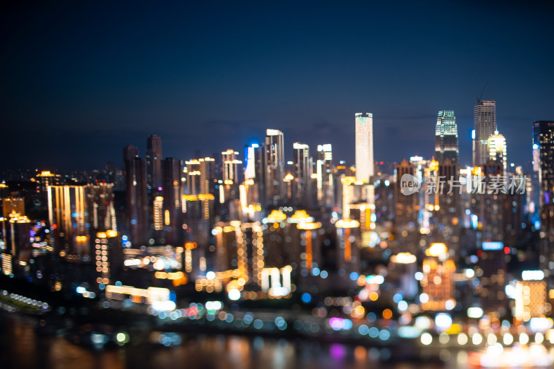 重庆城市天际线夜景