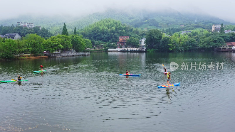 湖州莫干山劳岭水库皮划艇