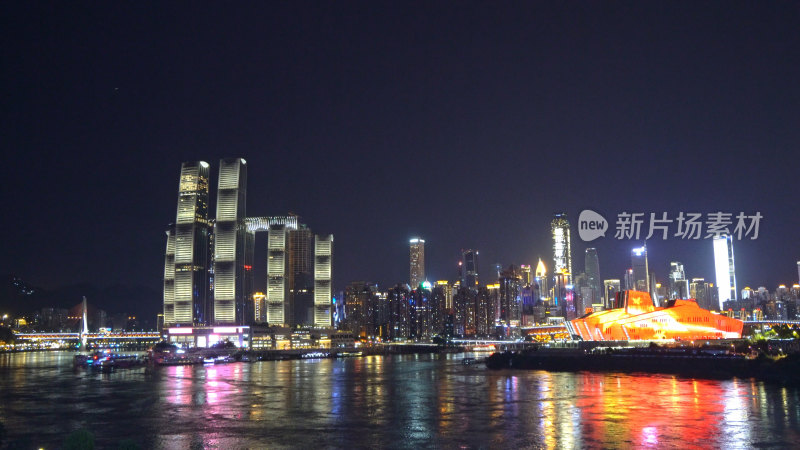 重庆朝天门大剧院夜景