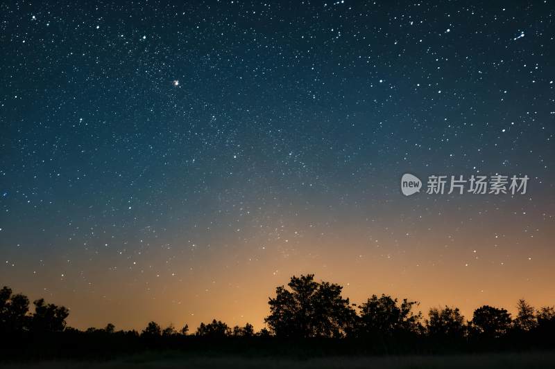 天空背景星空蓝色壁纸