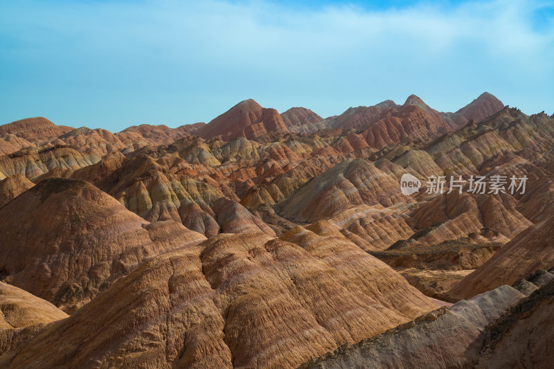 甘肃张掖七彩丹霞风景