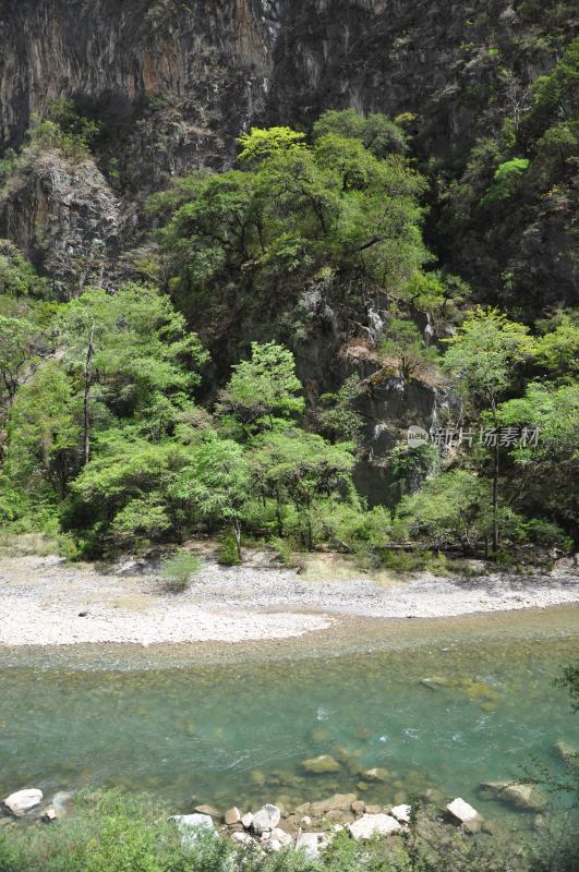 香格里拉峡谷风光