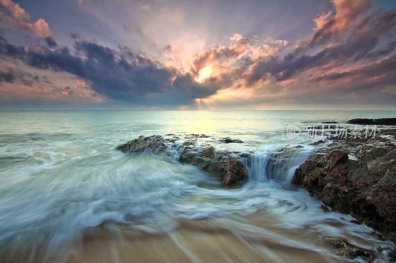 大海 浪花 海浪 大海风光